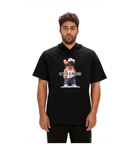 Bad Bear 24.01.12.002 Mood Hoodie T-Shirt Siyah