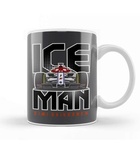 Kimi Raikkonen The Iceman Kupa Bardak Porselen