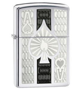 Zippo Ace Of Spades Chrome Dizayn Çakmak