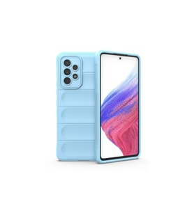 Samsung Galaxy A73 5g Kılıf Optimum Silikon - Sky Blue