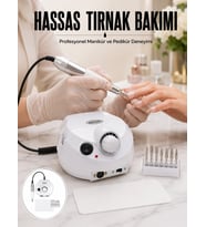 Profesyonel Tırnak Freze Makinesi Çok Fonksiyonlu Manikür Pedikür Seti Yeni Nesil