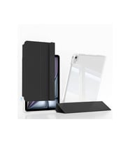 Apple iPad Air 13 2024 Uyumlu Kılıf Magnetik Ayrılabilen Airbagli Zore Sliding Tablet Kılıfı (Siyah)