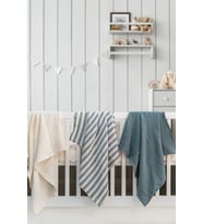 Müslin Örtü & Battaniye 3'lü Set %100 Pamuk Oeko-teks Sertifikalı 80x80 Cm