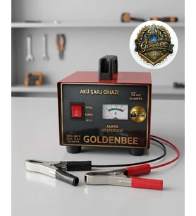 GOLDEN BEE Profesyonel Akü Şarj Cihazı 12 Volt 40 Amper 5 YIL GARANTİ