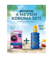 NIVEA 4 Mevsim Tam Koruma Seti: Sun Çocuk Güneş Kremi SPF 50+ ve Dudak Kremi