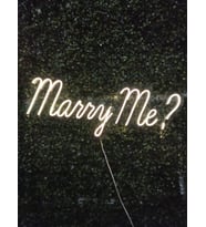 Marry me neon led tabela dekoratif aydınlatma(70x30cm)