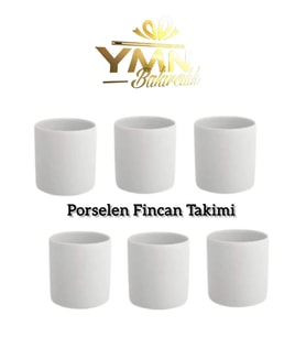 6 ADET Espresso Takımı Espresso Seti Porselen Kahve Fincanı Kulpsuz Fincan Espresso Fincan 5x6 Cm Beyaz  Kahve Fincanı Takımı Kahve Fincanı Kahveli Hediye Kutusu (Beyaz)