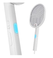 1200mAh 3000V Çıkış UV Işıklı Şarjli Katlanabilir Askılı Raket Sinek Öldürücü AS-A26 (4767)