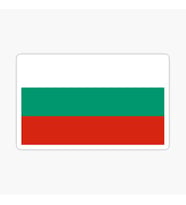 Bulgaristan Bulgar Bayrağı Araba Sticker Çıkartması 2 Adet 15CM