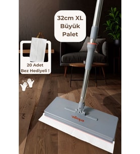 Pratik Otomatik Temizlik Seti, 5 Adet Bez ile Kolay Kullanım