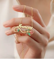 Gümüşistan Anneye ve Anneler Günü Hediyesi  925 Ayar Gümüş Annem Çiçek Kolye