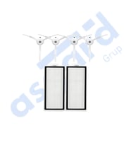 ROBOROCK Q8 MAX , Q8 MAX+ UYUMLU 4 Yan Fırça 2 Filtre PKT-iasgf0001237