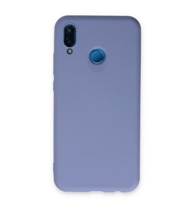 P20 Lite Kılıf Nano Içi Kadife Silikon - Lila