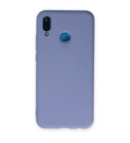 P20 Lite Kılıf Nano Içi Kadife Silikon - Lila