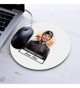 Kişiye Özel Hediye Karikatürlü En Başarılı Erkek Jokey Mousepad