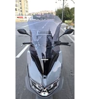 MOTOCAM Motolüx MCX 125 Ön Cam 2024-2026 Model 68cm Füme Renkli 4mm