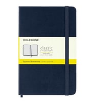 Moleskine Sert Kapak Defter Safir Mavi (Kareli - 13x21) - 3762