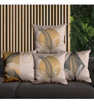 eJOYA Çiçek Tasarımlı 4'lü Yastık İçi Ve Kırlent Kılıfı 45cm 113759