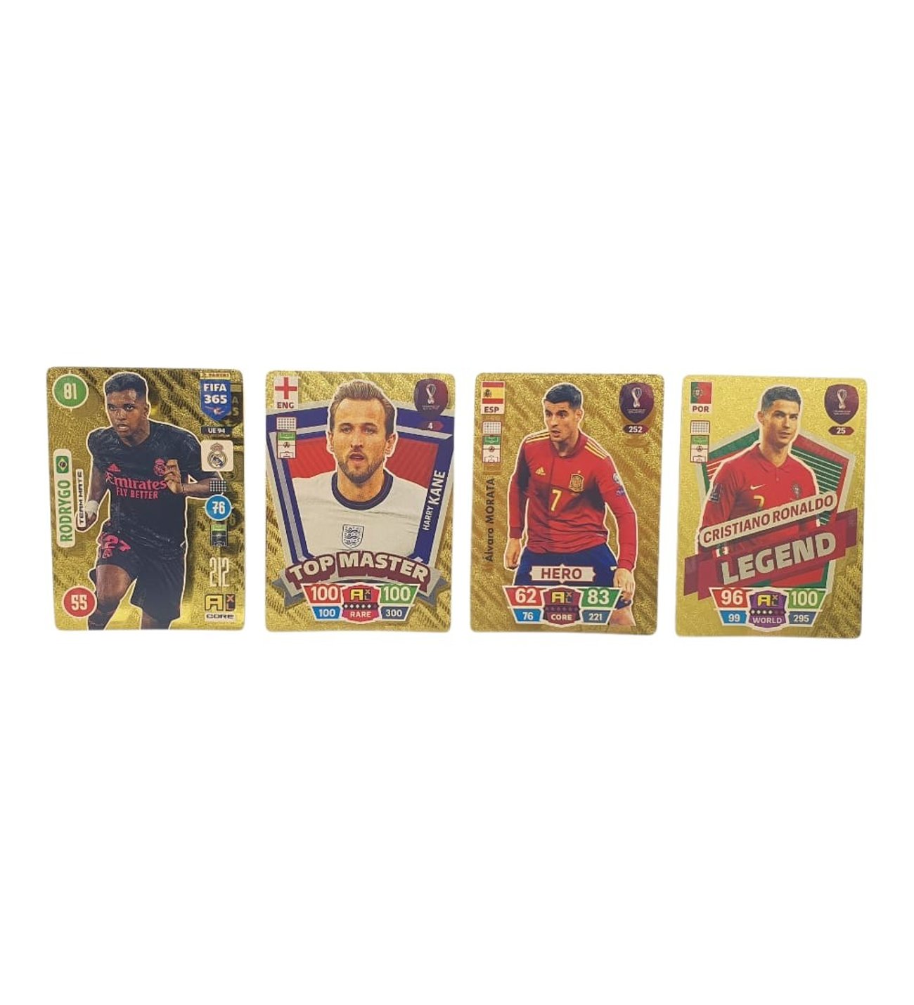 Futbolcu Kartları - Plastik Gold Kart - World Player - ZQJ55