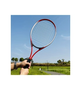 Yetişkin Tenis Raketi - Yüksek - Şık renk tasarımı - Kırmızı/Siyah/Beyaz Renk Tonları