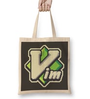 Vim PixelArt 01 Bez Çanta Uzun Saplı