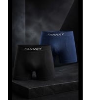Night Erkek Rahat Esnek Seamless 2 Li Boxer