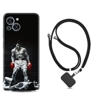 Reeder S23 Max Pro Kılıf Resimli Boyun Askılı İpli Desenli Silikon Muhammed Ali 1369