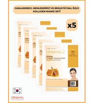 Dermal Canlandırıcı, Nemlendirici Ve Besleyici Bal Özlü Kollajen Maske 23 Gr 5 Adet