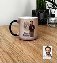 Kişiye Özel Karikatürlü Best Dad Ever Babaya Hediye Kupa Bardak Babalar Günü Hediyesi