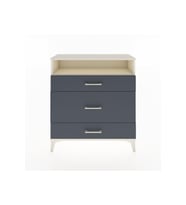 Arges Şifonyer Tek Raflı 3 Çekmeceli 88x30x96 Aytaşı-Antrasit
