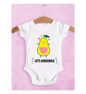 Avakado Baskılı Bebek Body Zıbın