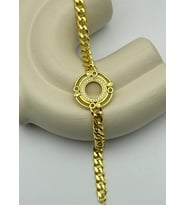 22K Altın Kaplama Taşlı Bileklik - 25-22k87 (Gold)