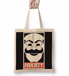 Fsociety Bez Çanta Uzun Saplı