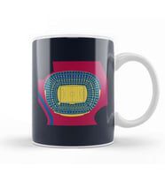 Barcelona Camp Nou Stadium Overhead Kupa Bardak Porselen