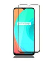 Realme C11 4G Uyumlu Ön Koruma Mat Seramik Nano Ekran Koruyucu (Siyah)