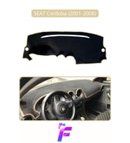 SEAT CORDOBA (2001-2008) Uyumlu Torpido Örtüsü Yansıma Önleyici Tam Koruma Hızlı Montaj K7