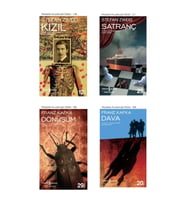 Kızıl + Dava + Dönüşüm + Satranç- 4 Kitap Set - Iş Bankası Özel Set Kızıl Kitabı
