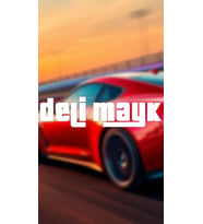 Deli Mayk 20x6,5 Jdm Yazı Araba-motosiklet Cam Etiket Sticker Beyaz Renk