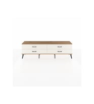 Arges TV Ünitesi 4 Çekmeceli  176x30x51 Çam-Çam/Aytaşı