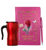 Sevgililer Gününe Özel Defter Kalem & Termos Mug Hediye Seti 16
