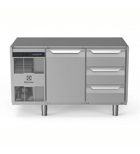 Electrolux Professional Endüstriyel Soğutmalı Tezgah, "heavy Duty", Aısı304, Üst Tablasız, -2°/+10°c, Dijital, Tropikal - 290 Lt, 1 Kapılı + 3x? Çekmeceli EH2H7AC