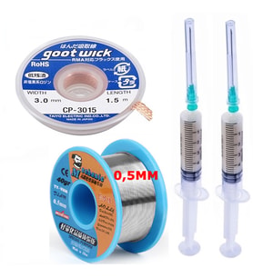 Mechanic Lehim Teli 63sn/37pb Uyumlu Flux %1-3 40gr 05mm Cp30153,0 Se2 4in1 Arada