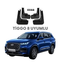 Tiggo 8 Pro Paçalık Tozluk Çamurluk Siyah 4'lü