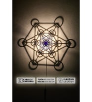 "Metatron" 2m Anahtarlı Dekoratif Desenli Gölge Aplik