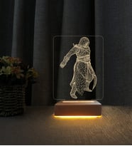 Ninja Tasarımlı Lamba Kişiye Özel İsimli 3d Led Masa Lambası Doğum Günü Hediyesi Lamba