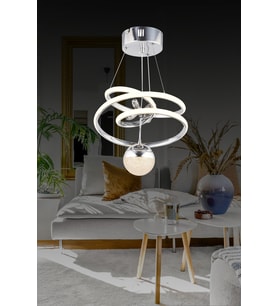 Krom Renkli Toplu Model Avize, Koridor ve Mutfak İçin Ideal, 35x70
