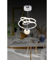 Krom Renkli Toplu Model Avize, Koridor ve Mutfak İçin Ideal, 35x70
