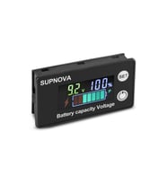 DC 8v-100v Pil Kapasite Göstergesi Voltmetre