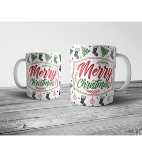 Pixxa Yılbaşı Noel Christmas Yeni Yıl Kupa Bardak Model 1