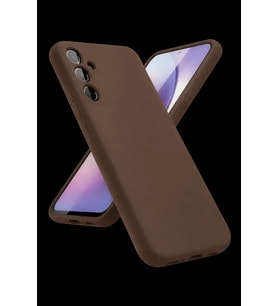 Galaxy A24 4G Kılıf First Silikon - Kahverengi
